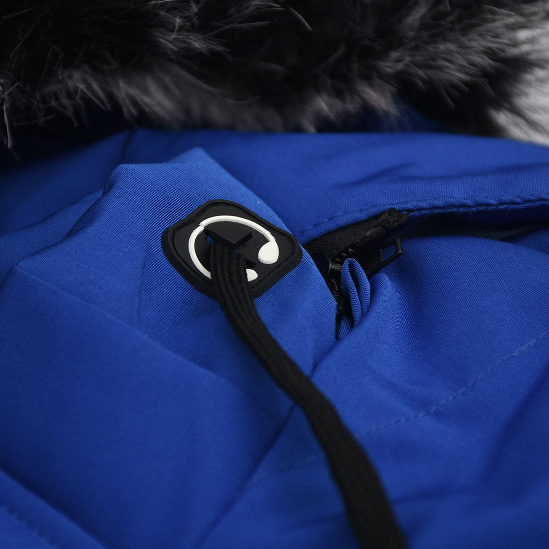 IMPORTED THICK LUXURIANT FUR LINED PUFFER JACKET WITH BUILT-IN HEADPHONES