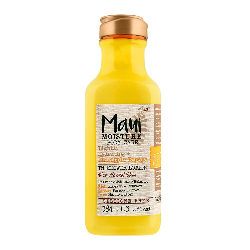 Maui Moisture Body Care Lightly Hydrating Pineapple Papaya Shower Lotion 384 Ml