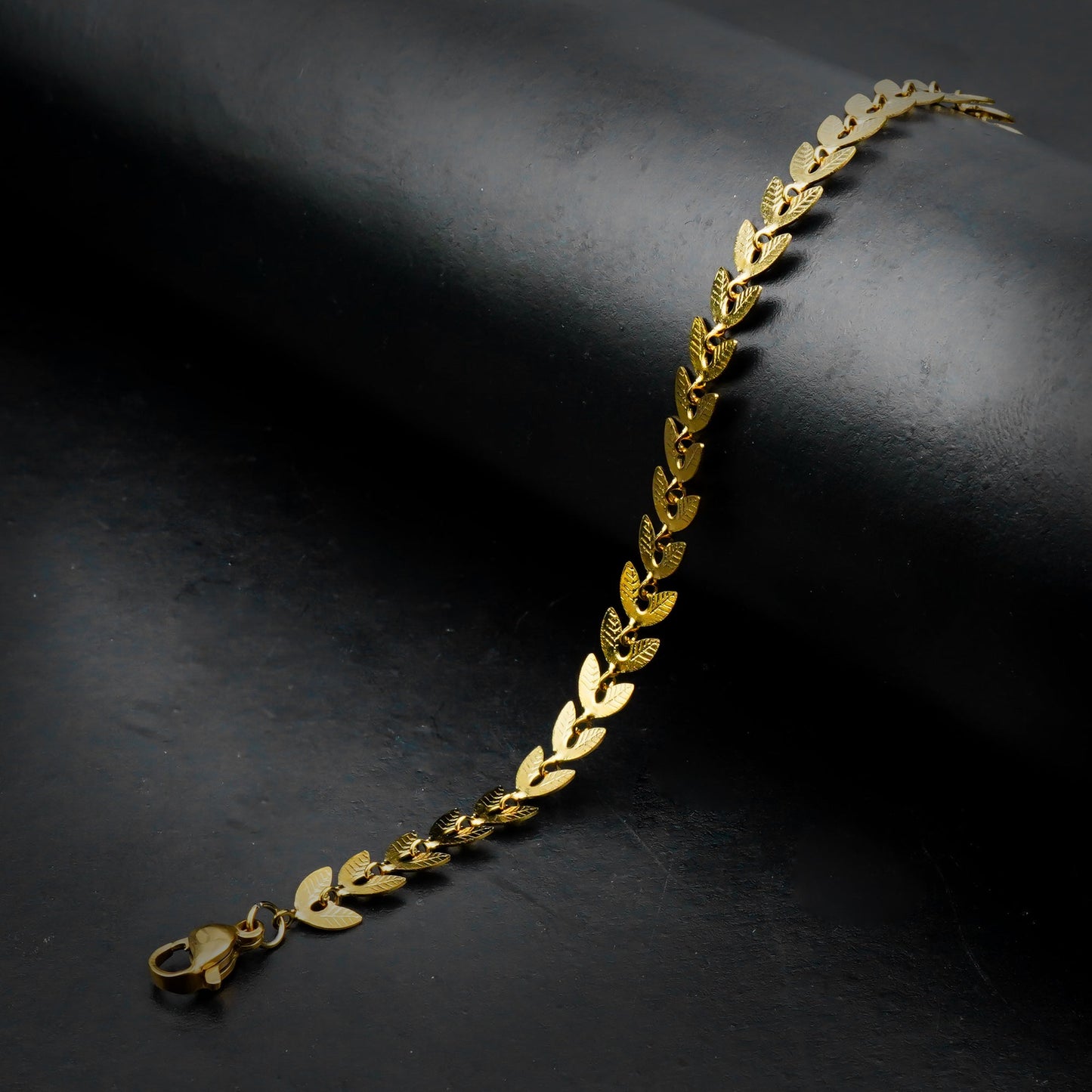 Golden Leaf Bracelet-316L