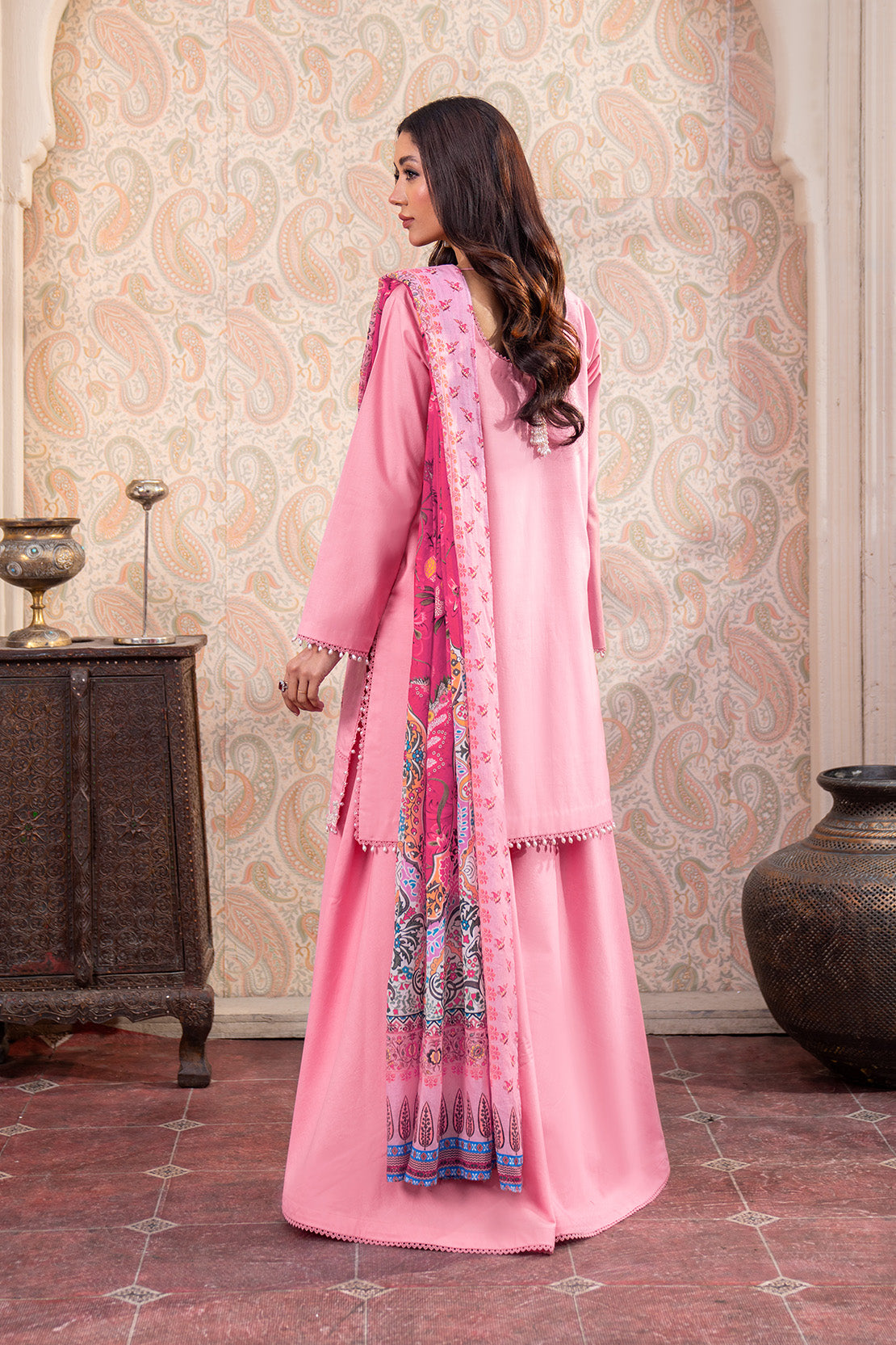 Embroidered - 3 Pc Lawn Suit (Lawn Dupatta)