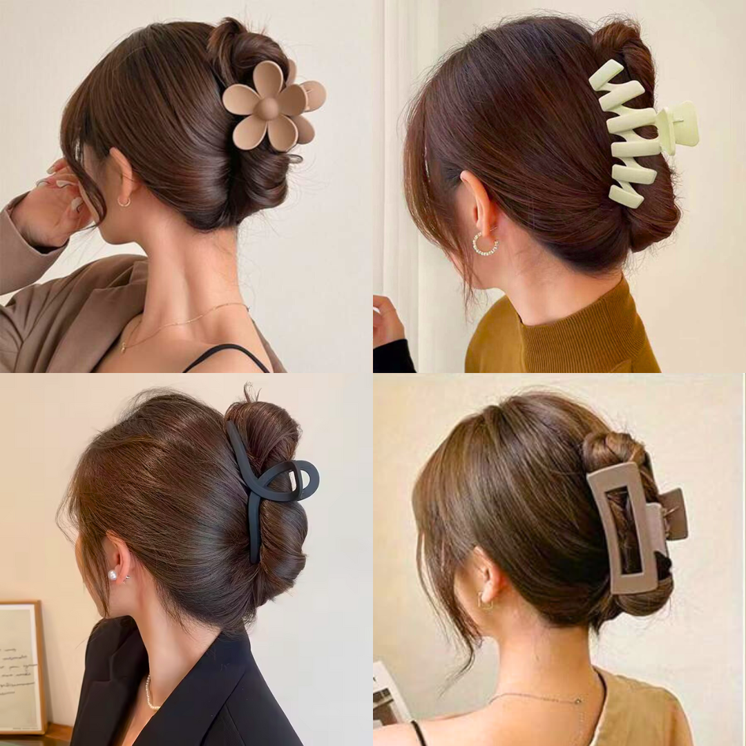 5pcs Earthy Luxe Hair Claws Set