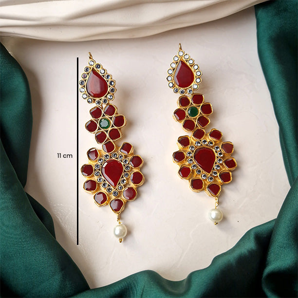 Celestial Dream Red Bridal Set