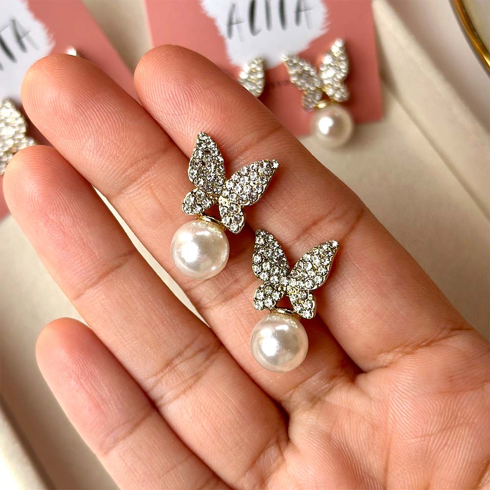 Butterfly Studs (Golden)