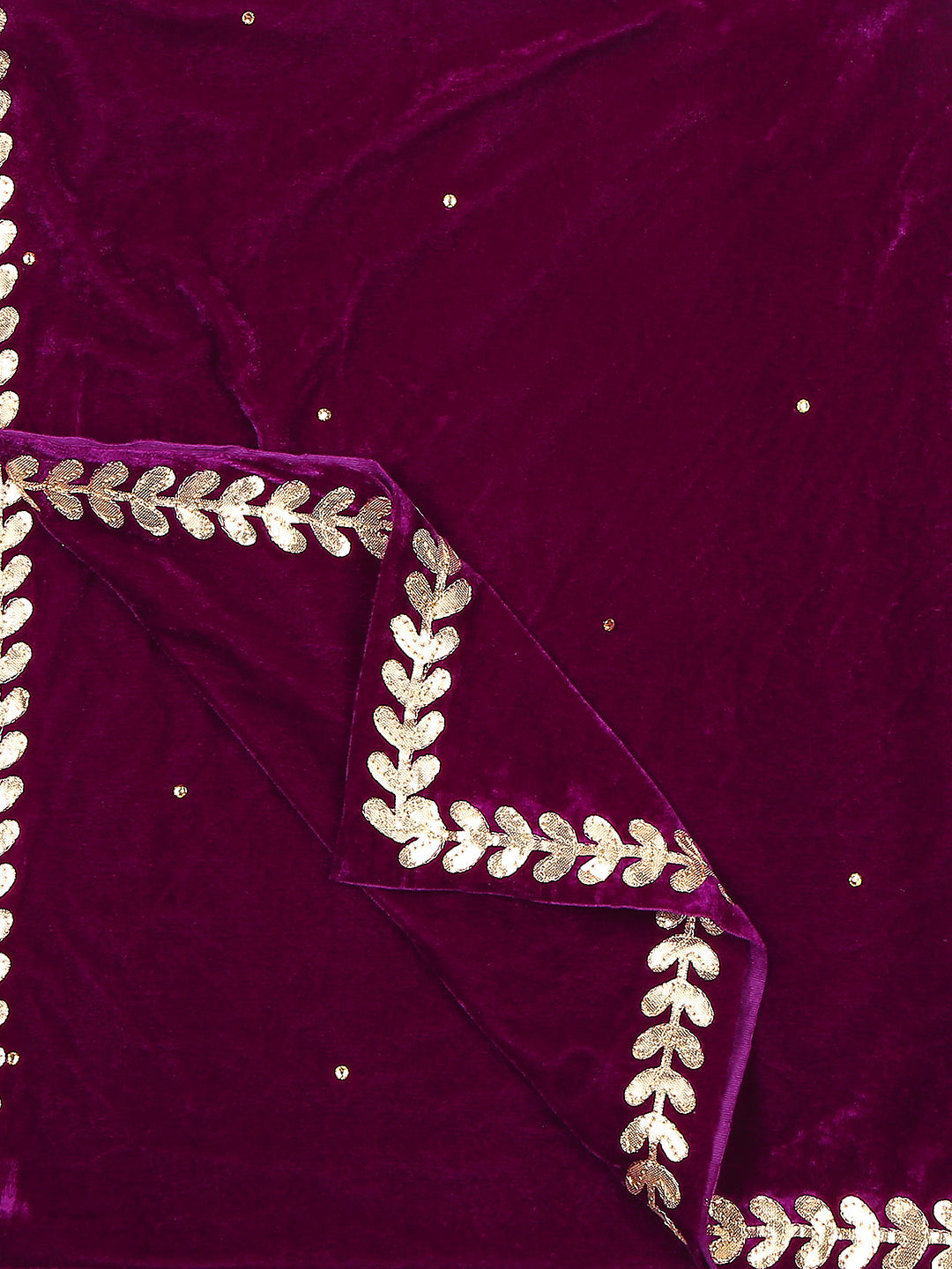 Gotta Patti Work Velvet Dupatta