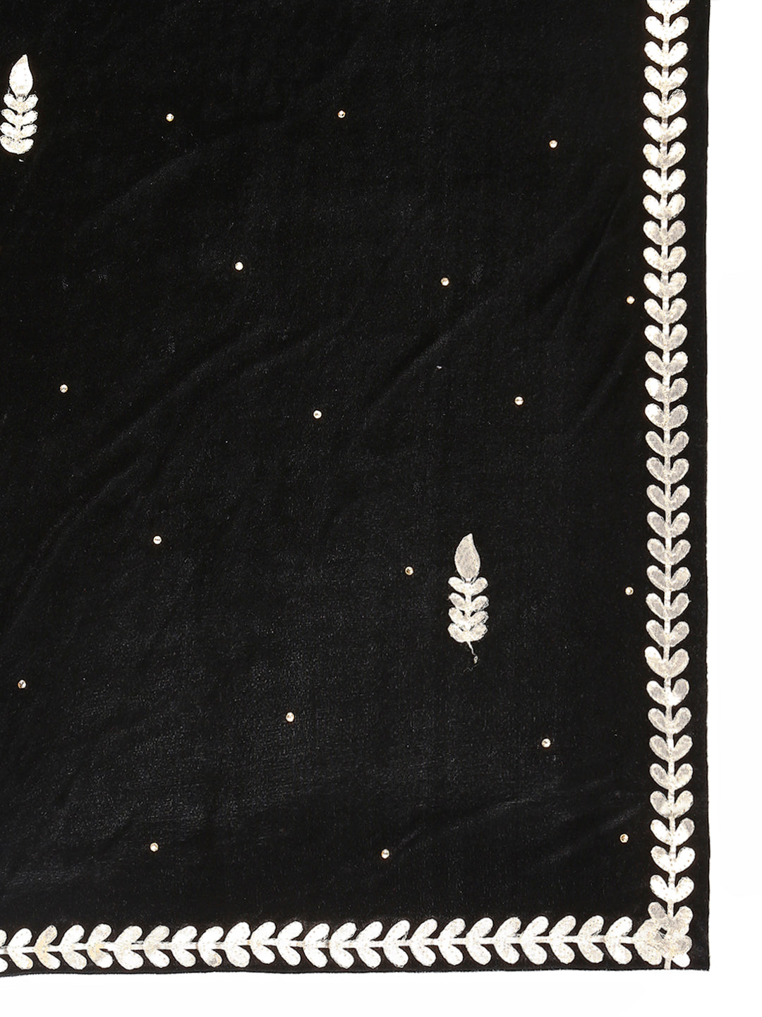 Gotta Patti Work Velvet Black Dupatta