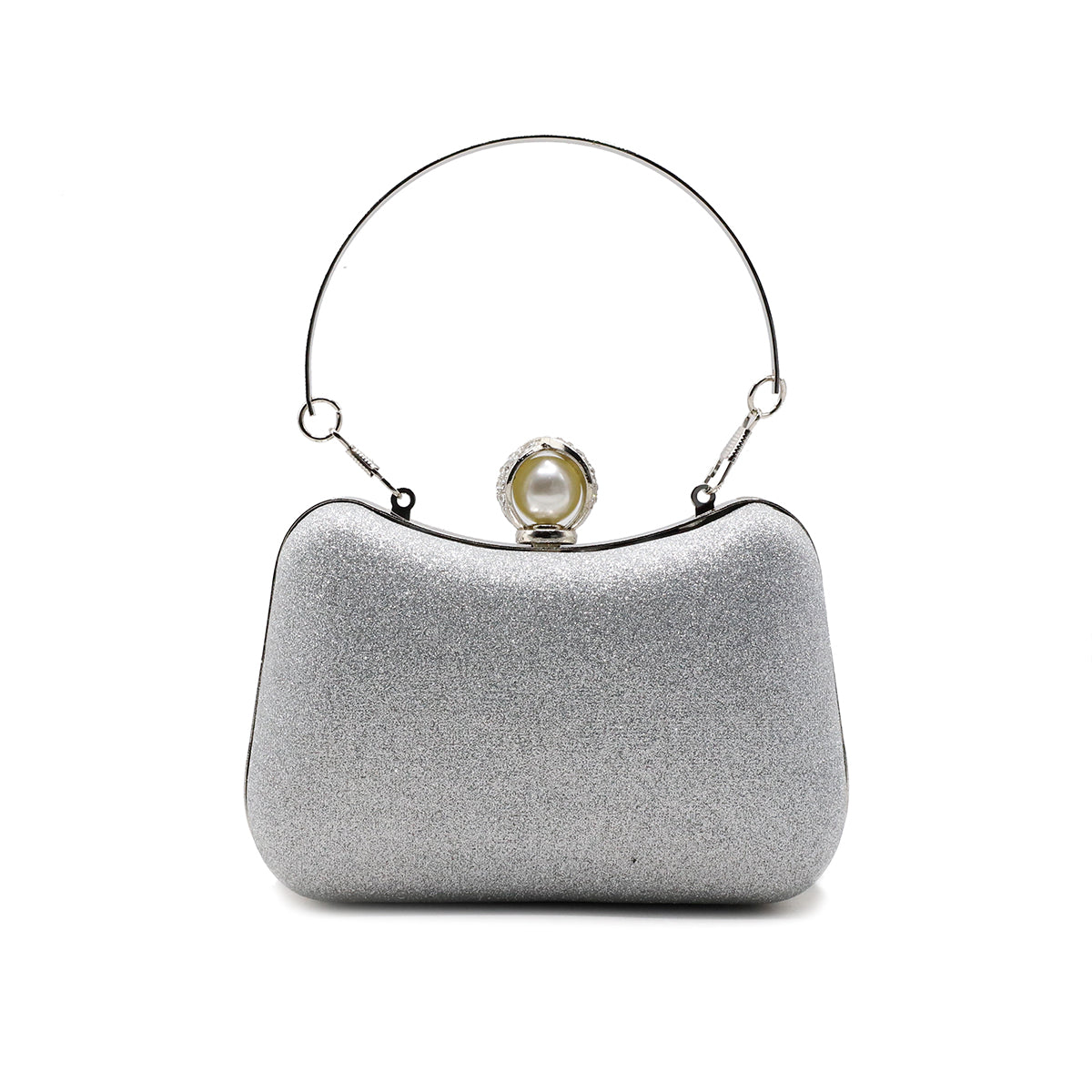 Silver Fancy Clutch CLLC20071