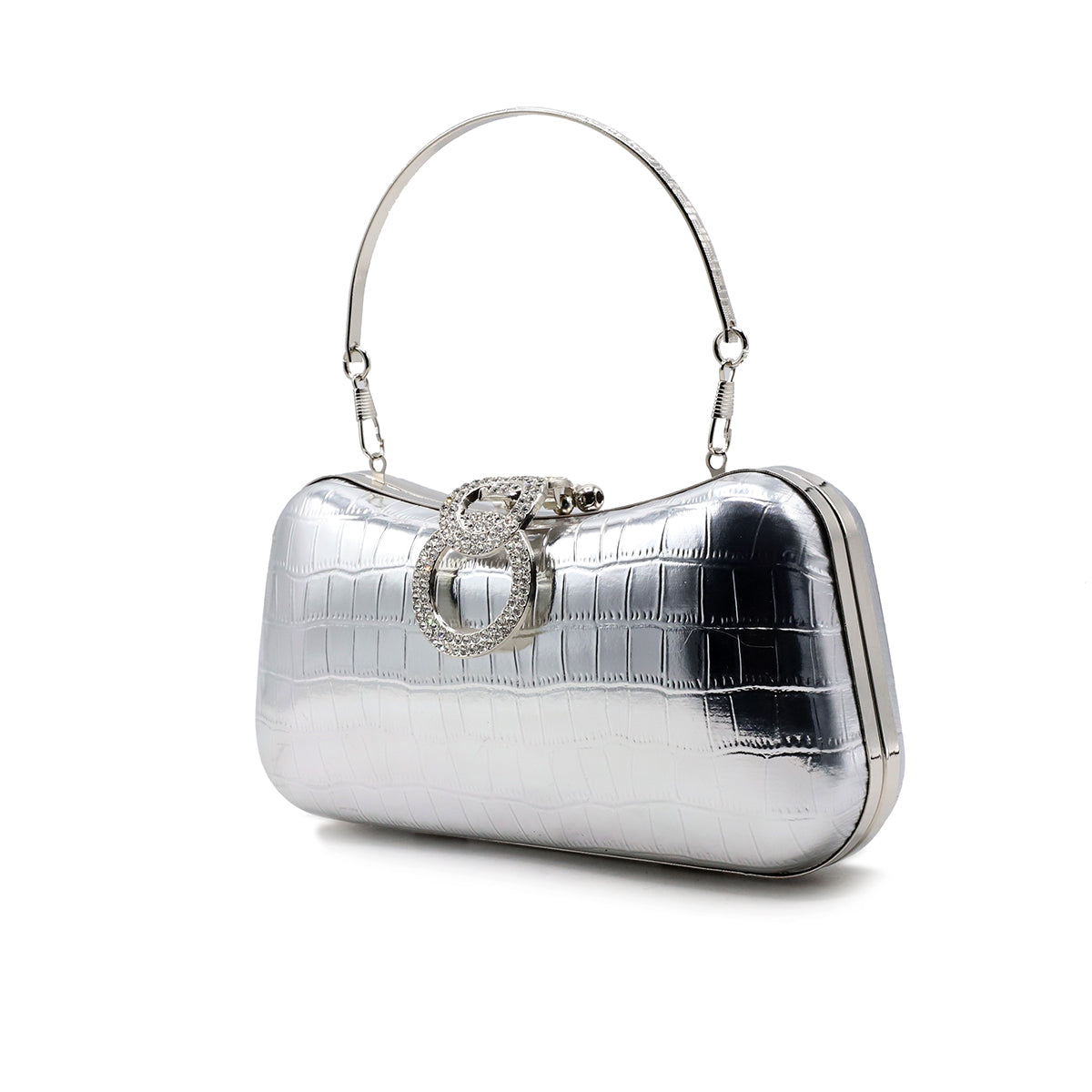 Silver Fancy Clutch C00C20343