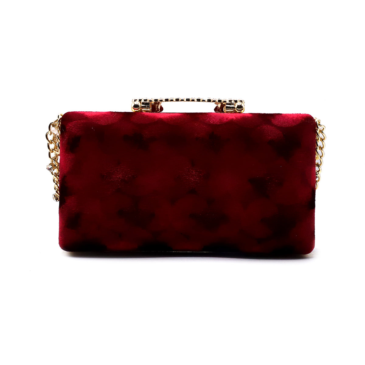 Maroon Casual Clutch C00C20357