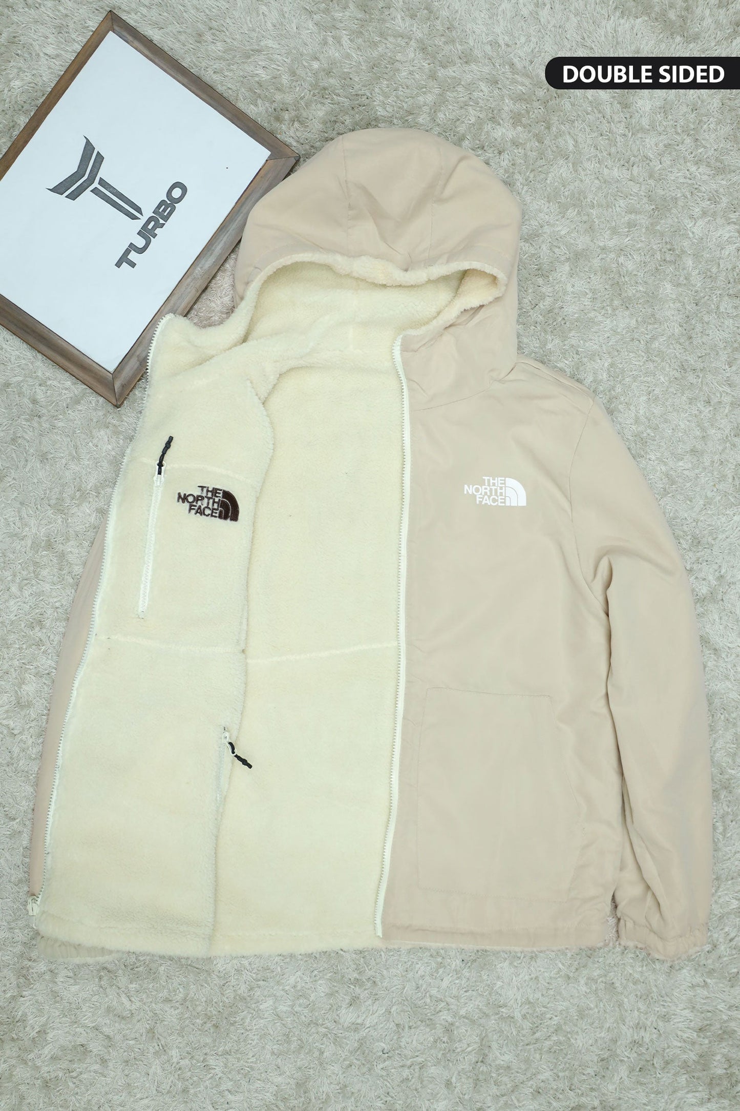 The Nrth Fce Sherpa Double Sided Imported Puffer Jacket