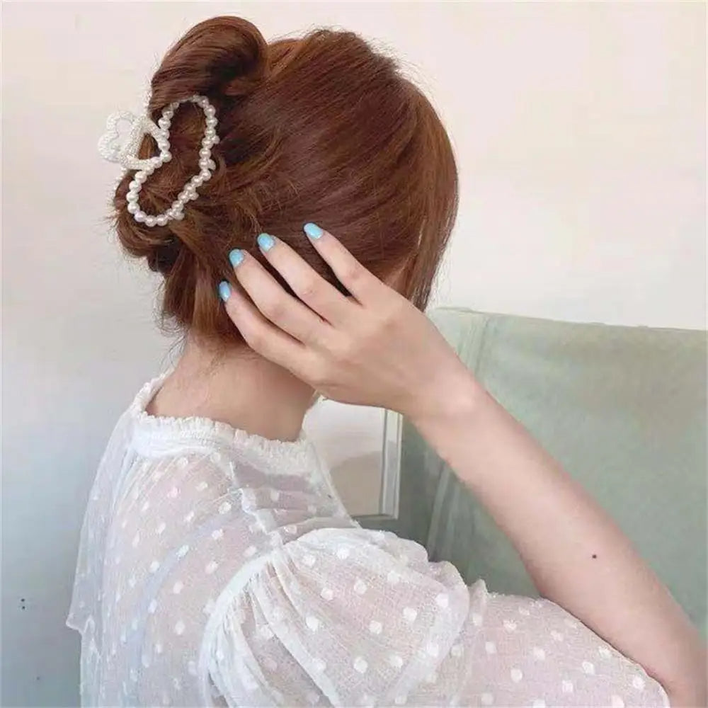 3pcs Pearls Hair Catchers Set