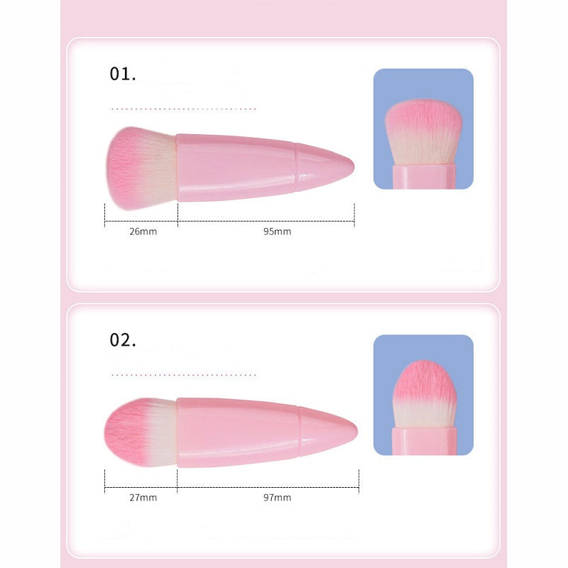 5 Pcs Plastic Box Brushes Set