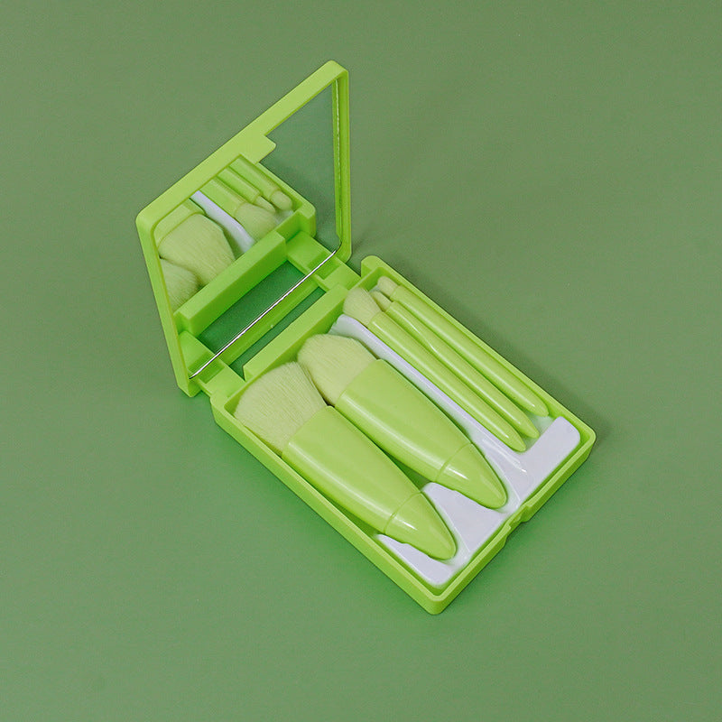 5 Pcs Plastic Box Brushes Set
