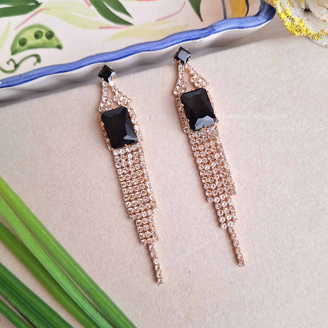 Velina Earrings (Black)