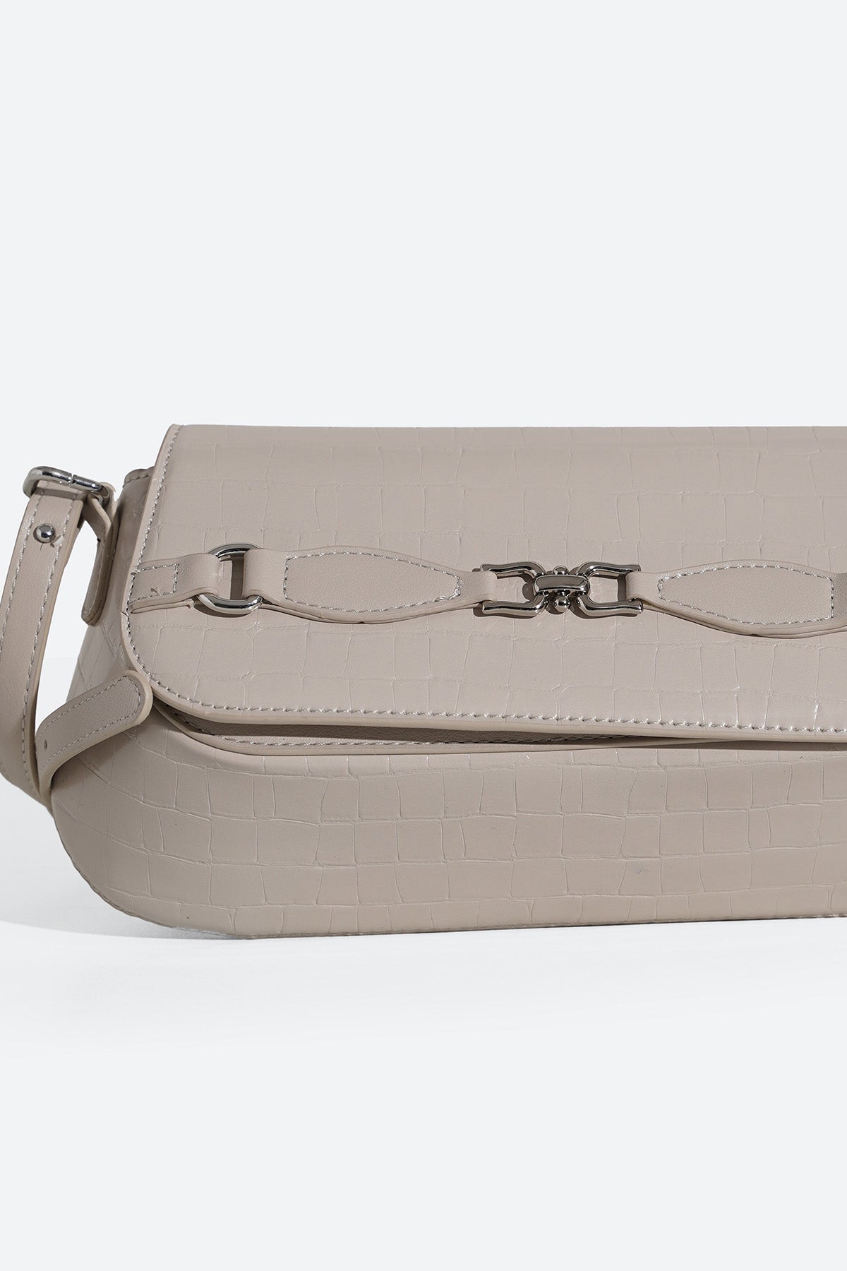 CROC BUCKLE BAG