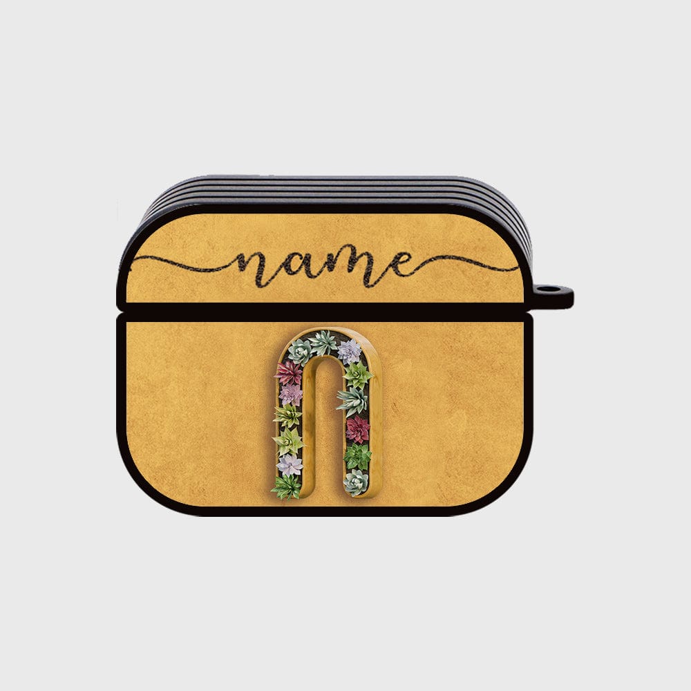 Apple Airpods Pro 2 ( 2nd Gen ) Cover - Personalized Alphabet Series - Silicon Airpods Case