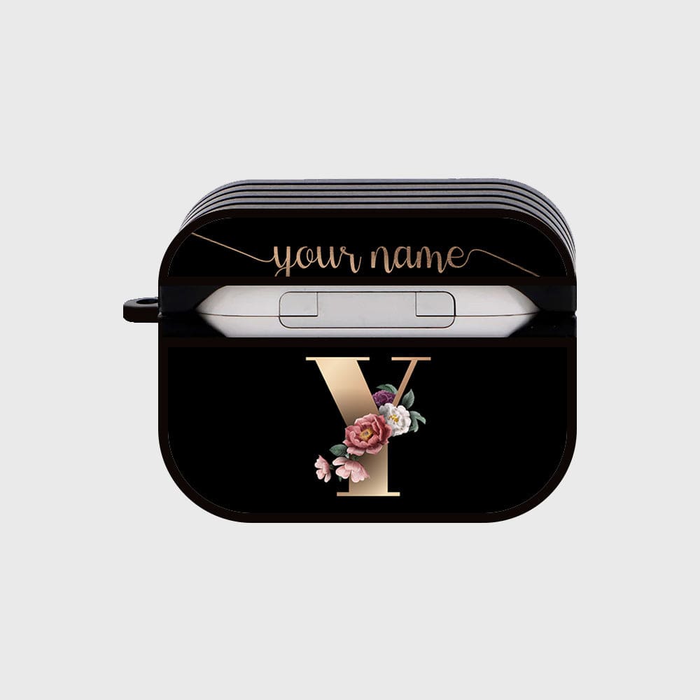 Apple Airpods Pro 2 ( 2nd Gen ) Cover - Personalized Alphabet Series - Silicon Airpods Case