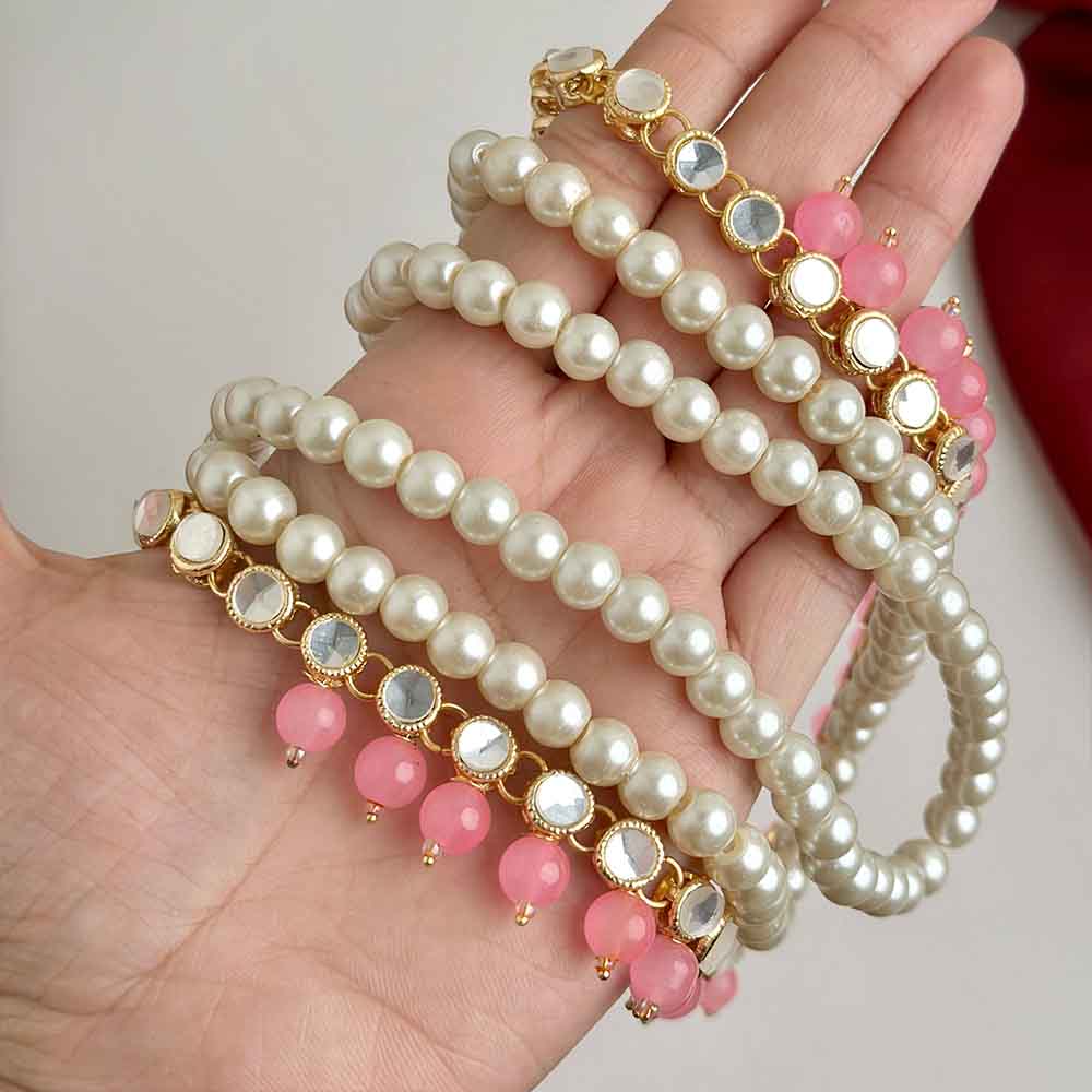 Jeena Kundan Maala (Light Pink)