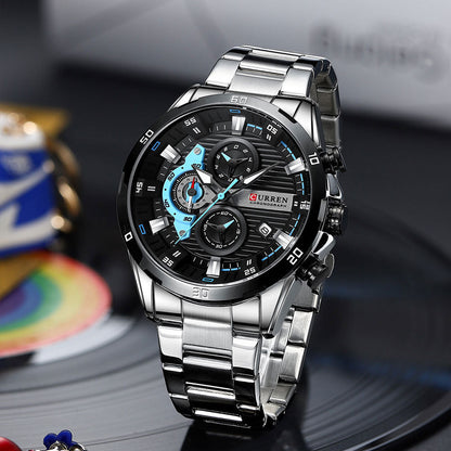 CURREN 8402 Men's Stainless Steel Watch