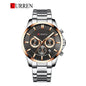 CURREN 8358 Men's Chronograph Steel Watch