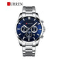 CURREN 8358 Men's Chronograph Steel Watch