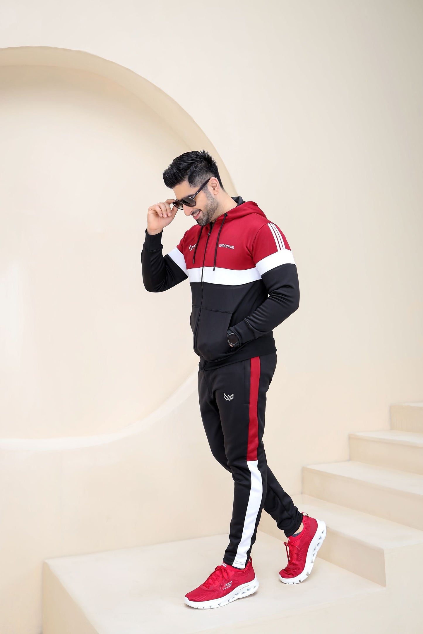 Dynamic Fusion Winter - Red/Black (Tracksuit)