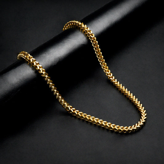 7mm FlexGold Square Wheat chain -318L