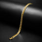 4mm Golden flex Miami Cuban chain Bracelet -316L