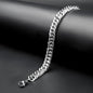 10mm  Silver Miami Cuban Link Bracelet -316L