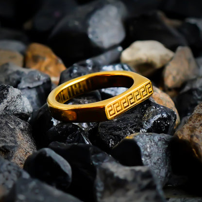 Golden Versace Ring-316L