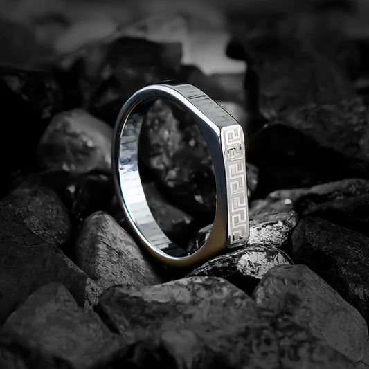 Silver Versace Ring-316L