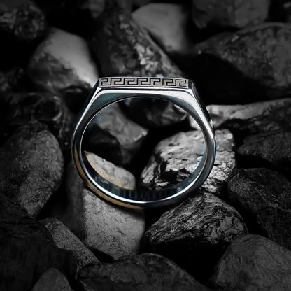 Silver Versace Ring-316L