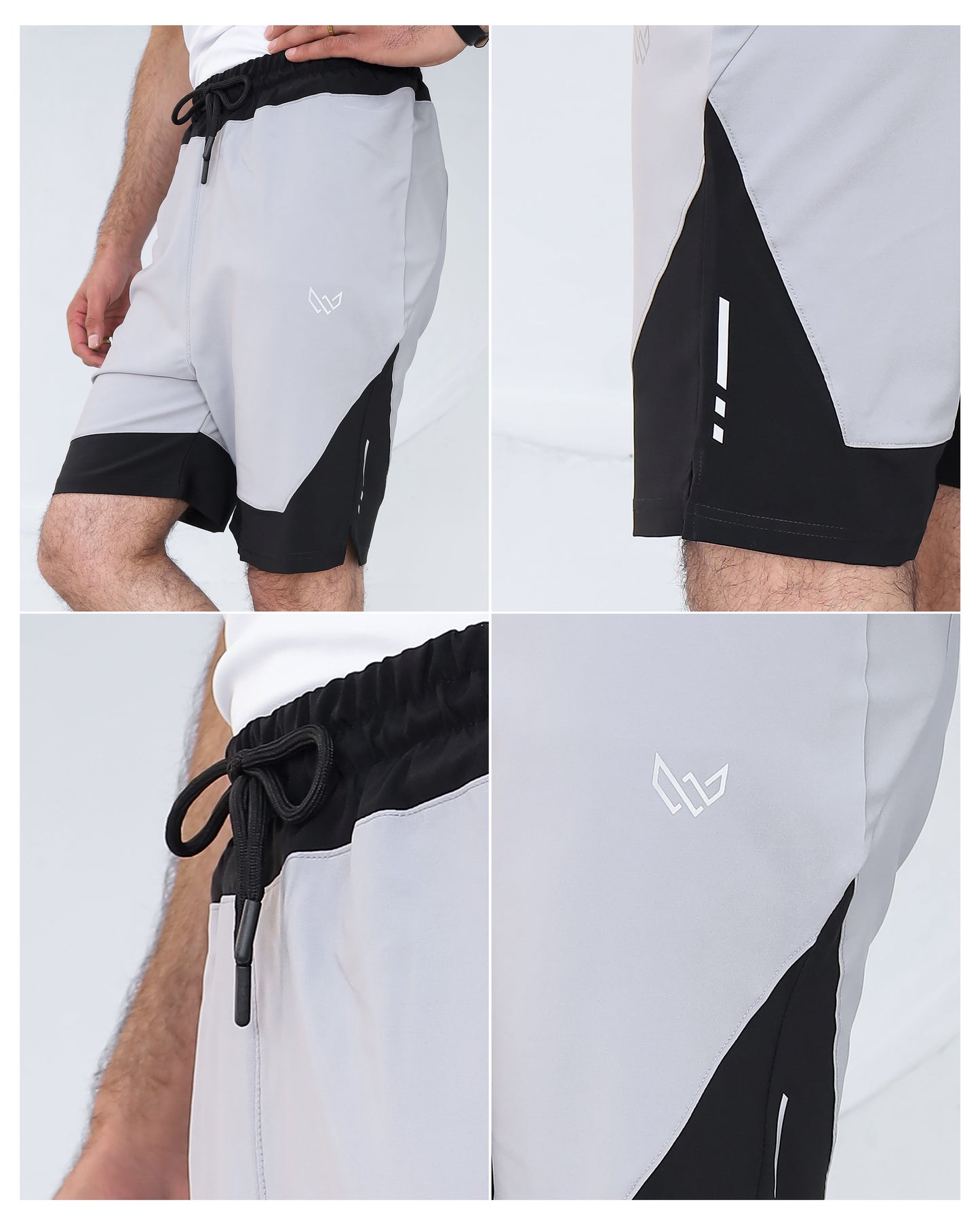 Agility Shorts - Silver/Black