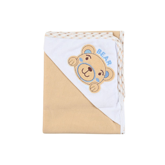 Soft Hooded Baby Bath Towel - Skin