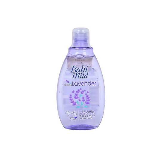 Babi Mild Relaxing Lavender Organic Head & Body Baby Bath 180ml