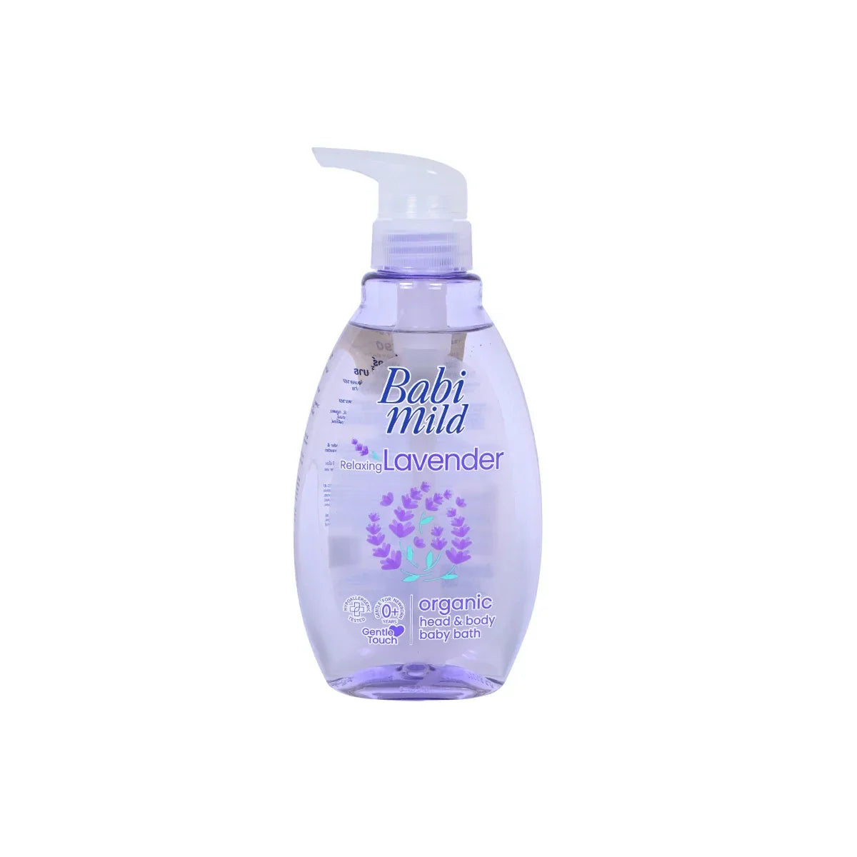 Babi Mild Relaxing Lavender Organic Head & Body Baby Bath 380ml