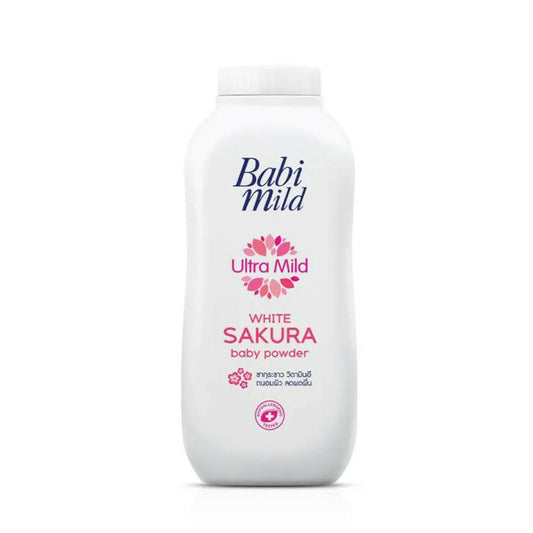 Babi Mild Ultra Mild White Sakura Baby Powder 160g