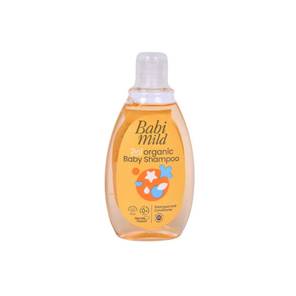 Babi Mild 2-In-1 Organic Baby Shampoo & Conditioner 180ml