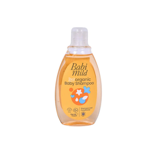Babi Mild 2-In-1 Organic Baby Shampoo & Conditioner 180ml