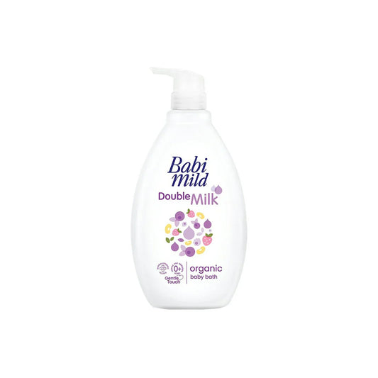 Babi Mild Double Milk Organic Head & Body Baby Bath 800ml