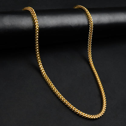 5mm FlexGold Square Wheat chain -317L
