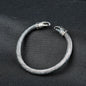 6mm Silver Metallic Hawk Cuff Bangle bracelet -316L