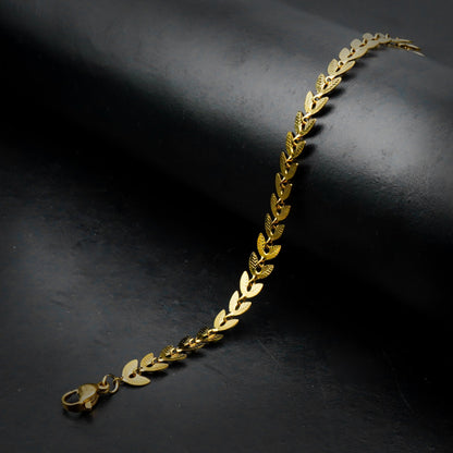 Golden Leaf Bracelet-316L