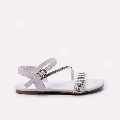 White Fancy Sandals 0421390