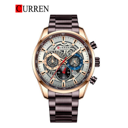 CURREN 8391 Men's Stainless Steel Watch