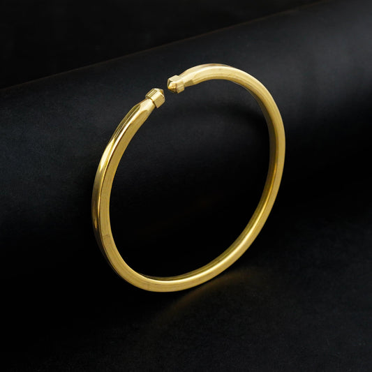 4.9mm Golden Plain Bangle
