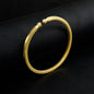 4.9mm Golden Plain Bangle