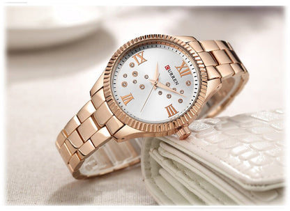 CURREN 9009 Women's Strainless Steel Watch