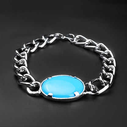 10 mm Silver Bluemoon chain Bracelet -316L
