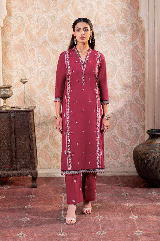 Embroidered - 2 Pc Lawn Suit