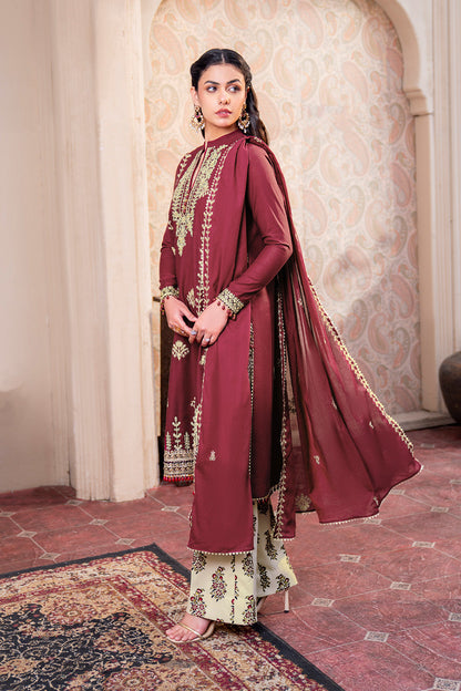 Embroidered - 3 Pc Lawn Suit (Lawn Dupatta)
